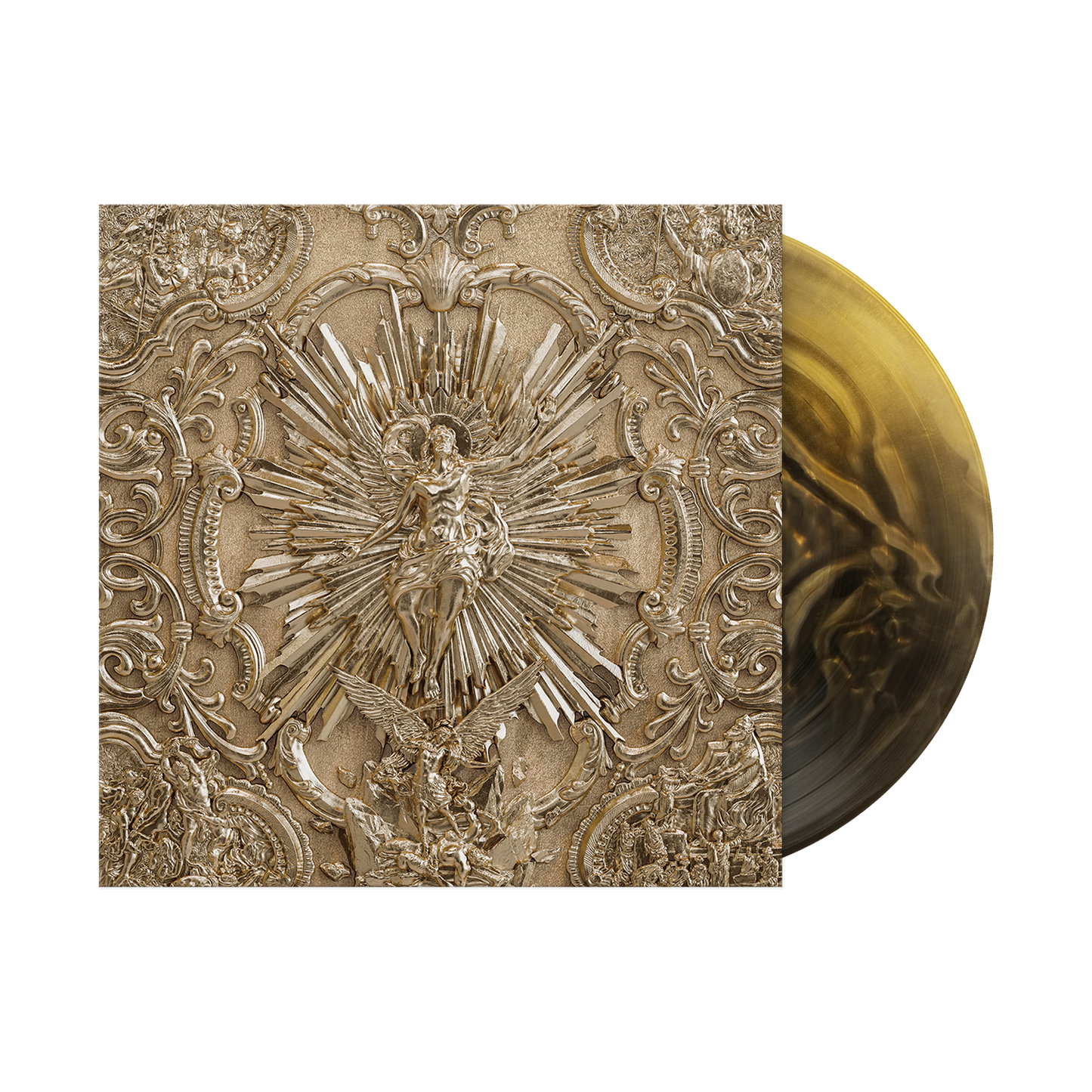 Be Not Afraid LP - Golden Black Ice Swirl
