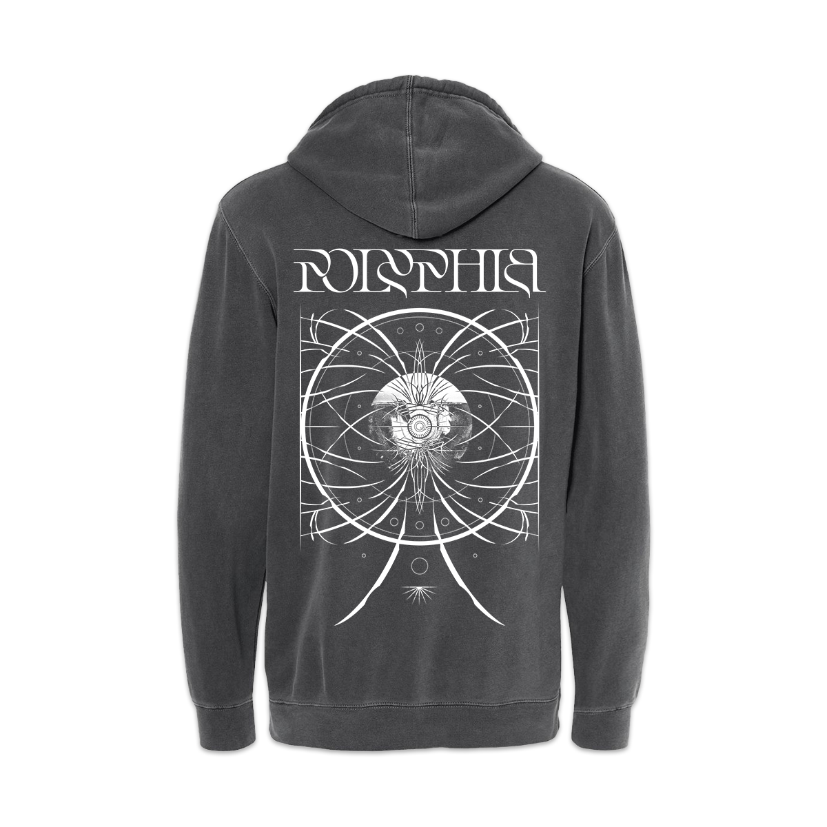 Intricate Black Pullover Hoodie