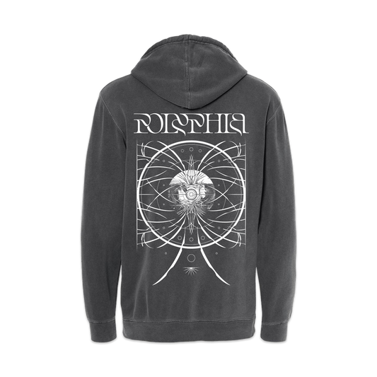 Intricate Black Pullover Hoodie