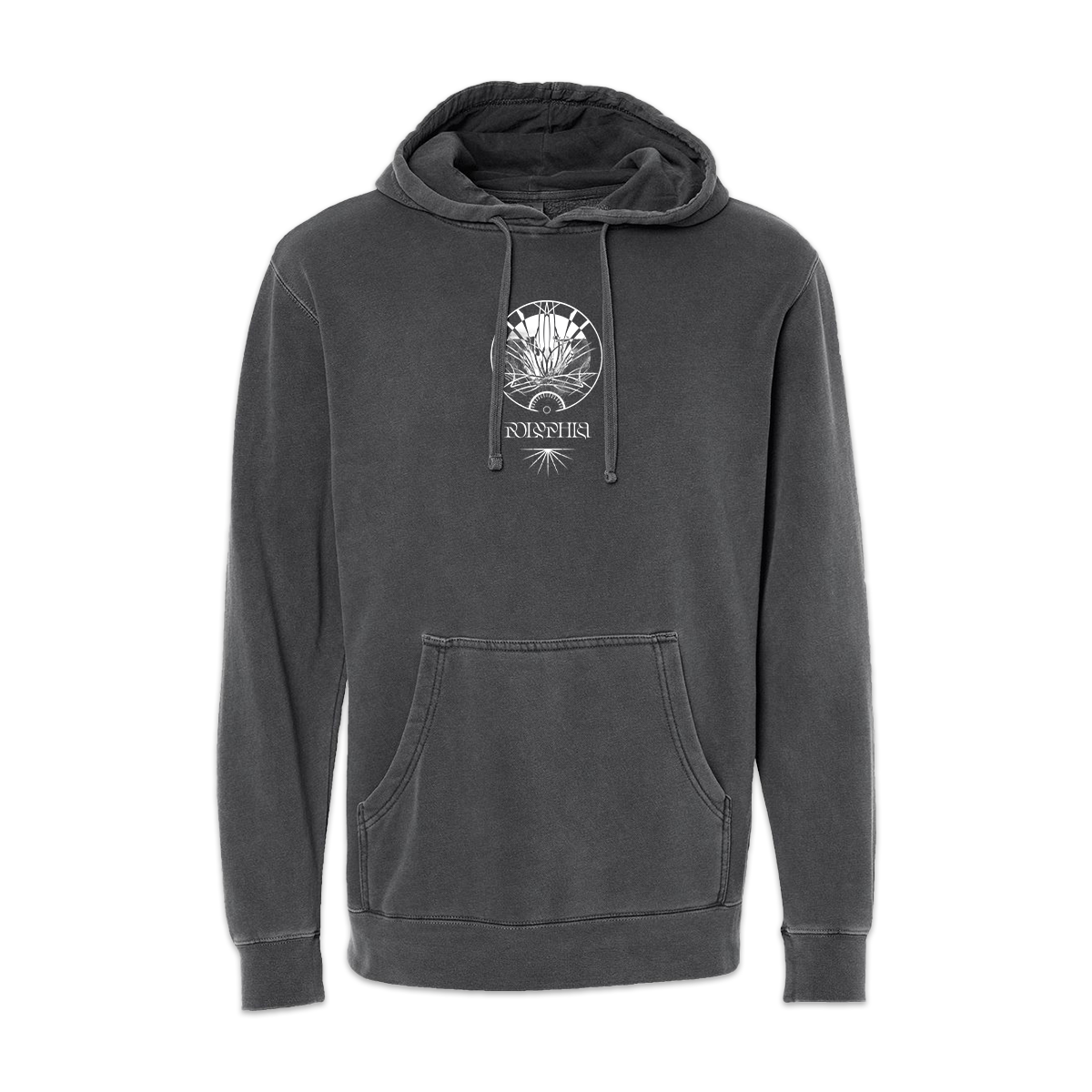 Intricate Black Pullover Hoodie