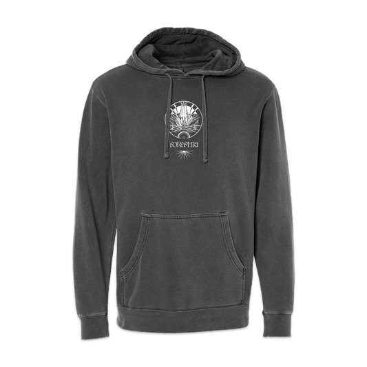 Intricate Black Pullover Hoodie