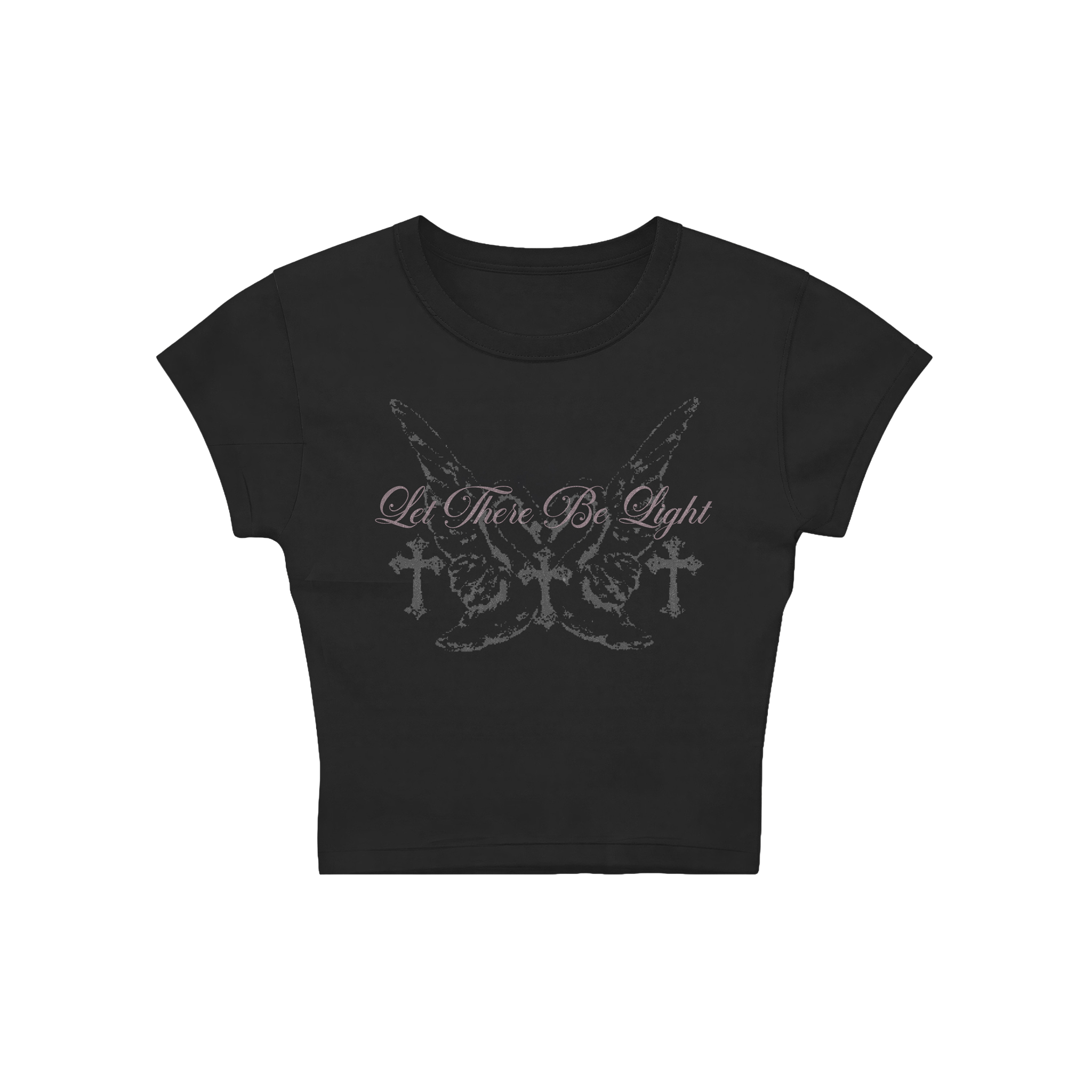 Let There Be Light Swan Crop Tee – Polyphia