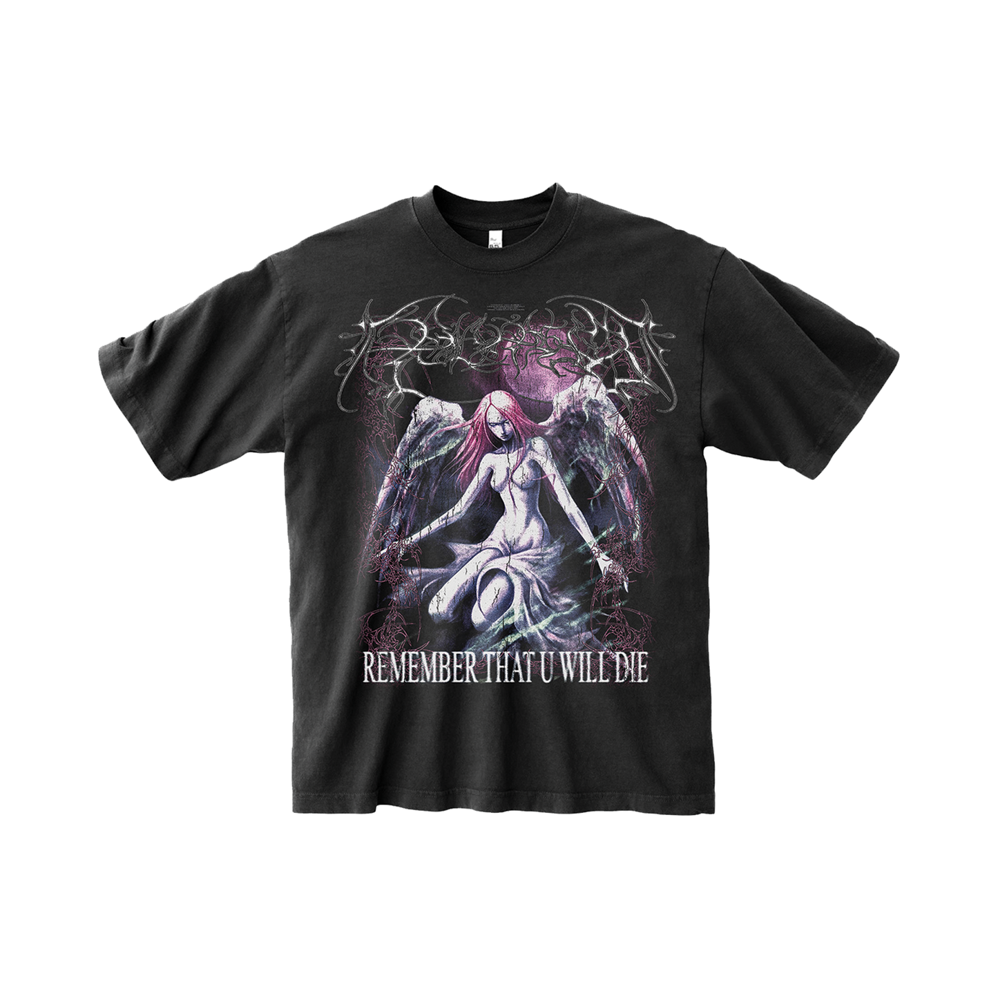 Moonlit Vintage Black Tee