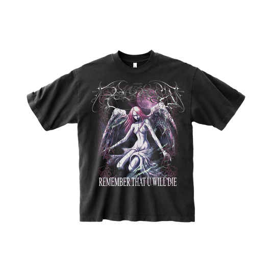 Moonlit Vintage Black Tee