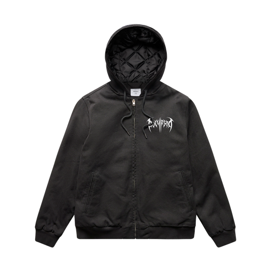 Metal Logo Bomber Jacket