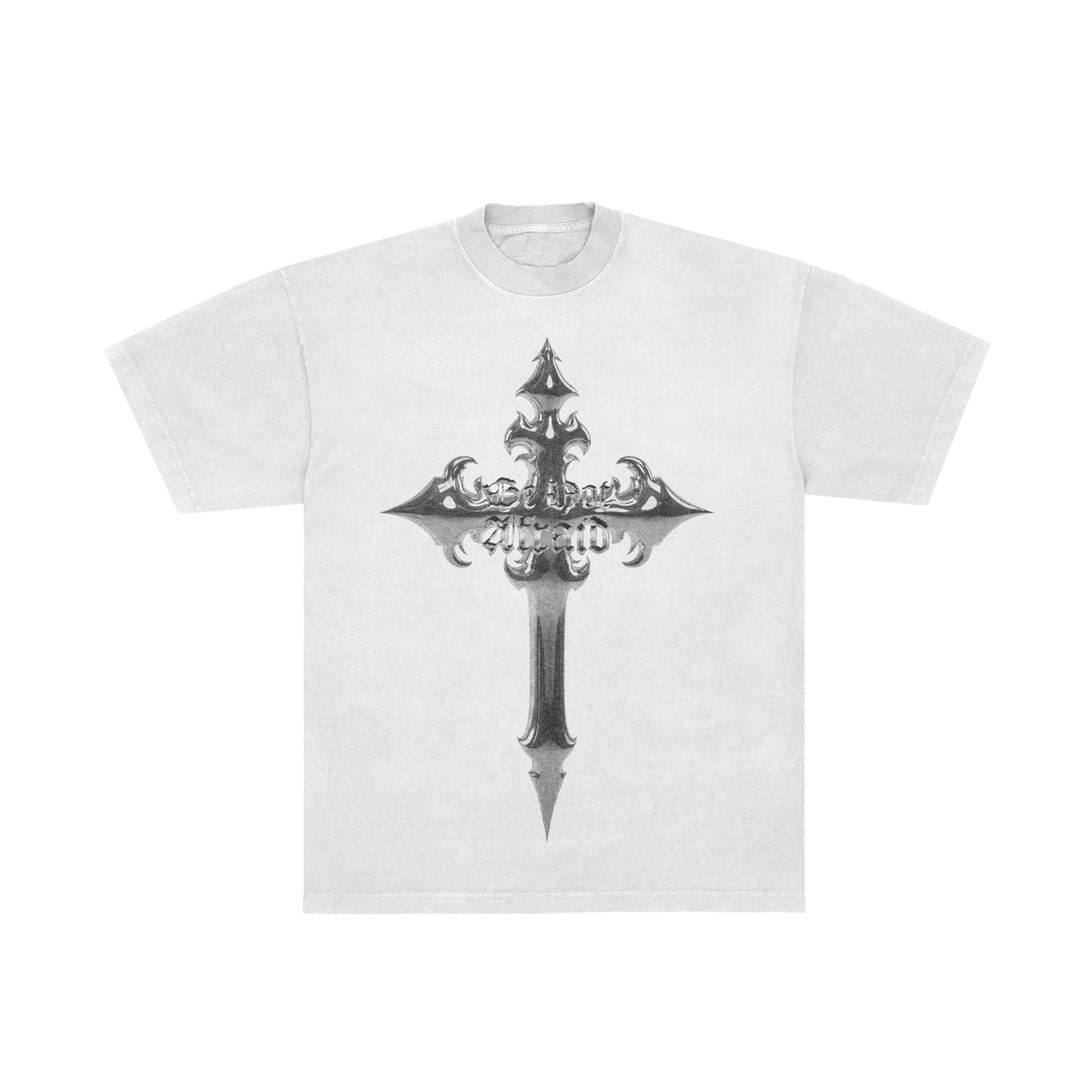 Chrome Cross Tee