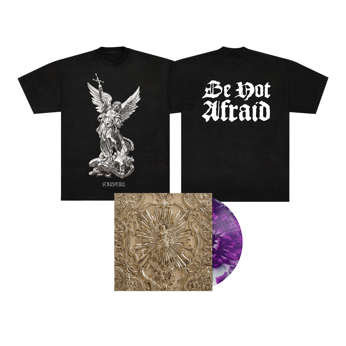 Purple Vortex LP + Tee Fan Pack